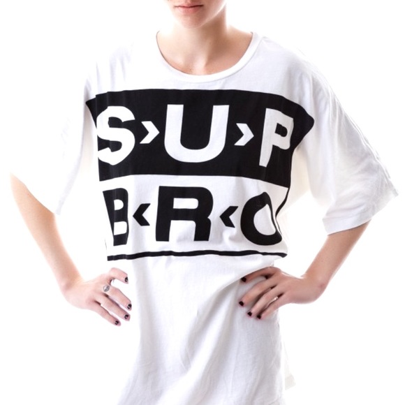 UNIF SUP BRO Oversized Tee L New $95 - Picture 6 of 6